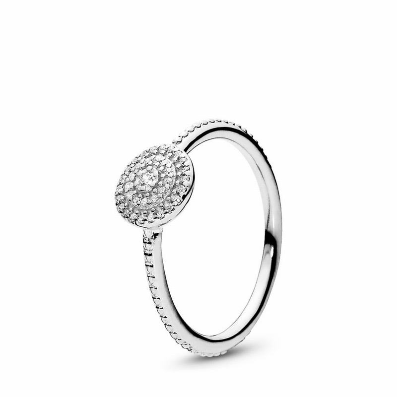 Pandora Radiant Elegance Stackable Ring NZ, Sterling Silver (701582-OHZ)